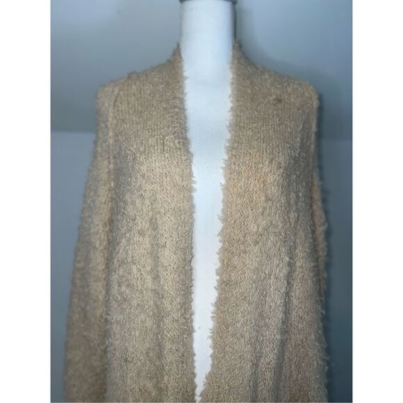 Free People Fuzzy Cardigan Sweater Wool Blend SMALL - Picture 1 of 10